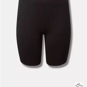 Torrid Classic Black Bike Shorts